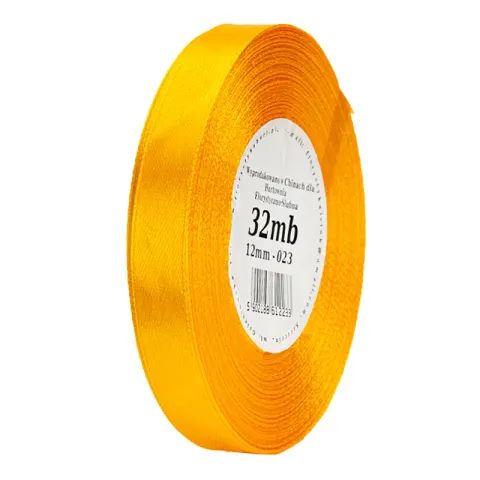 Wstążka satynowa 12 mm 32 m - 023 jajko