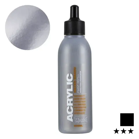 Farba Montana Acrylic Paint Refill 25 ml METALLIC Silver M.
