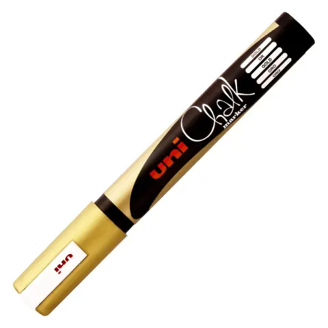 Marker kredowy UNI Chalk PWE-5M - złoty
