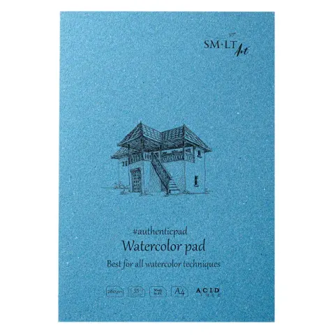 Blok do akwareli SMLT Authentic Watercolor - A4, 280 g, 35 ark.