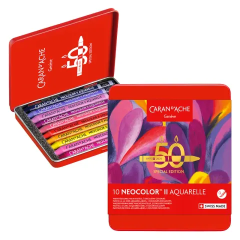 Pastele akwarelowe Caran d'Ache Neocolor II Aquarelle 10 szt. POP