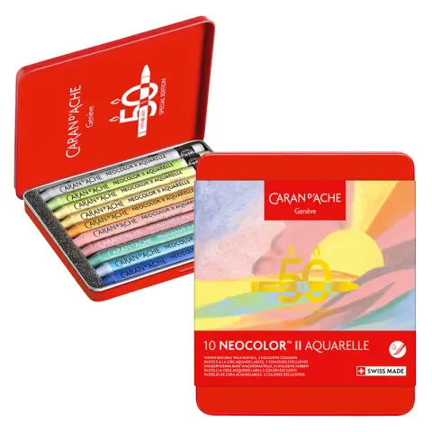 Pastele akwarelowe Caran d'Ache Neocolor II Aquarelle 10 szt. Pastel