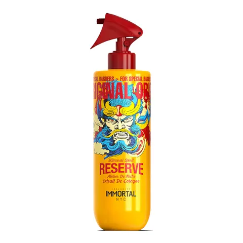 Immortal nyc barber reserve eau de cologne samurai spirit woda kolońska, 500ml