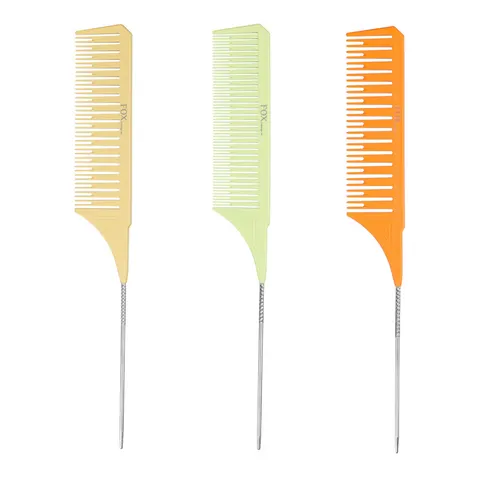Fox balayage set color komplet grzebieni do balejażu 3 sztuki