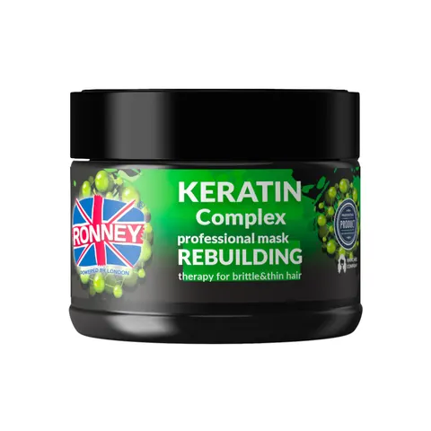 Ronney keratin complex rebuilding therapy maska do włosów z keratyną, 300ml