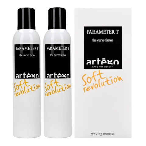 Artego parameter t soft revolution pianka ondulująca do włosów 2-pack, 2x300ml