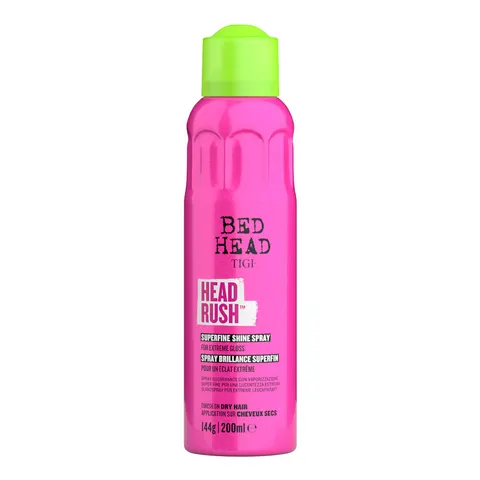 Tigi bed head headrush shine spray nabłyszczający spray do włosów, 200ml