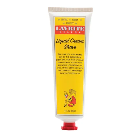 Layrite liquid shave cream - nawilżający krem do golenia, 118ml