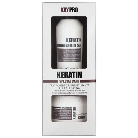 Kaypro keratin zestaw regenerujący szampon 100ml + maska 100ml