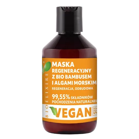 Bioelixire essential maska regeneracyjna z bio bambusem i algami morskimi 300 ml