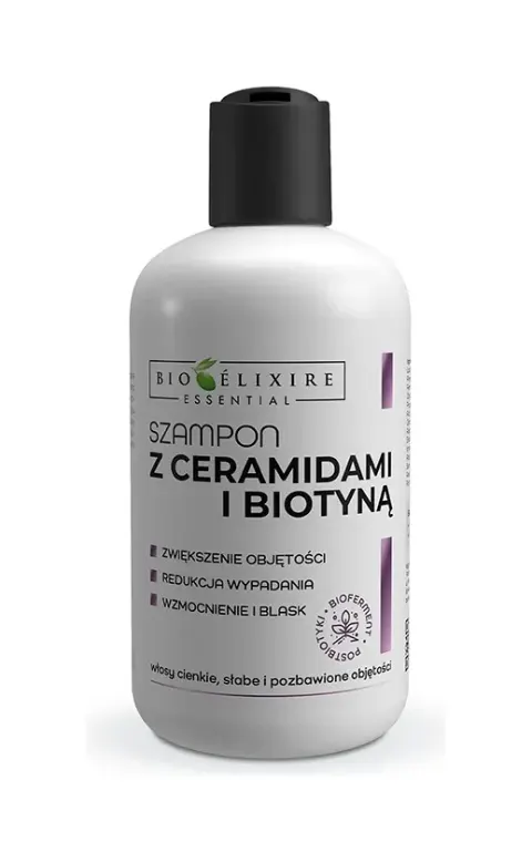 Bioelixire essential szampon z ceramidami i biotyną 300 ml