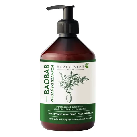 Bioelixire pro baobab wegański szampon do włosów 500 ml