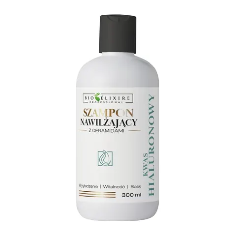 Bioelixire professional szampon nawilżający z kwasem hialuronowym i ceramidami 300 ml
