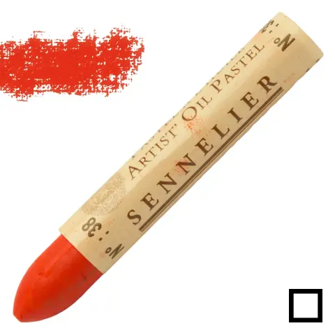 Pastel olejny Sennelier 038 Vermilion