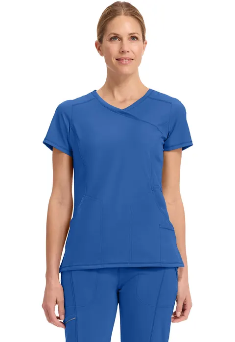 Bluza medyczna damska antybakteryjna Infinity szafirowa