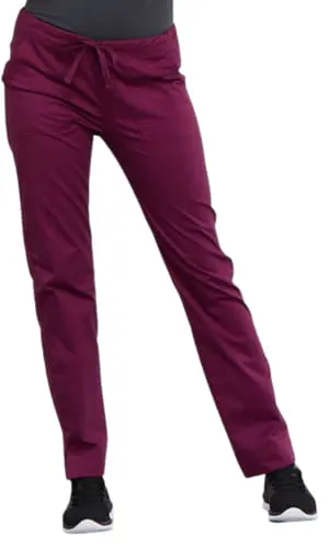 Spodnie medyczne damskie Cherokee Core Stretch wino