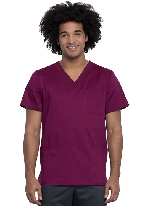 Bluza medyczna męska Cherokee Revolution Tech wino