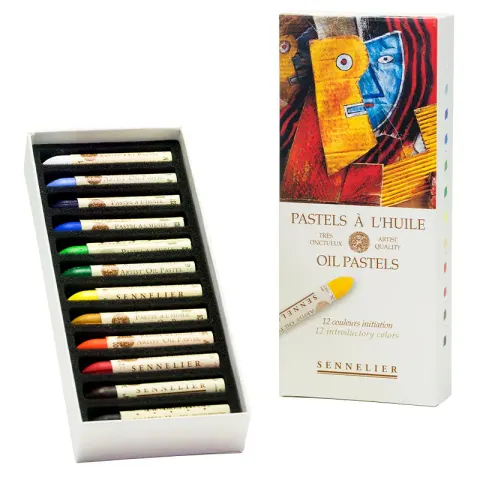 Pastele olejne Sennelier Introductory Colors zestaw 12 szt.