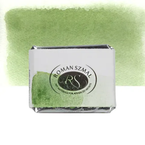 Farba akwarelowa Aquarius półkostka - 105 Green Earth