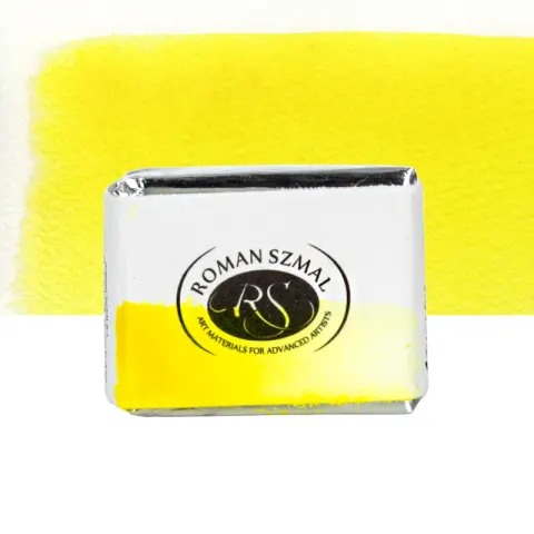 Farba akwarelowa Aquarius półkostka - 204 Lemon Yellow