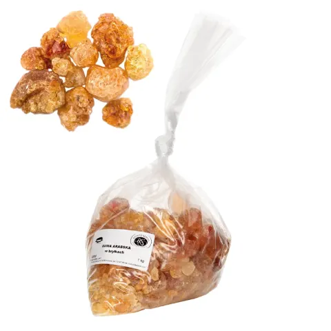 Guma arabska w bryłkach żywica Roman Szmal 1 kg