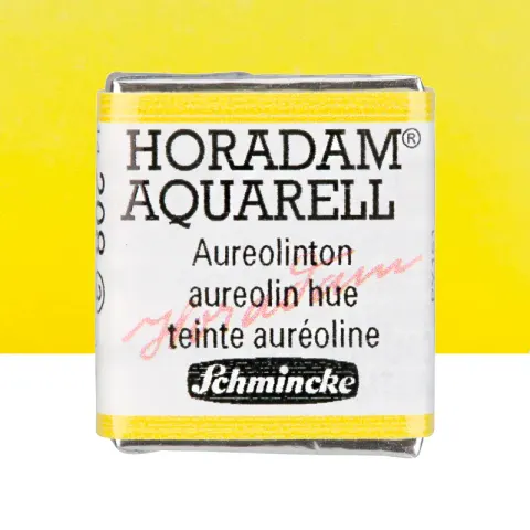 Farba akwarelowa Schmincke Horadam Aquarell półkostka - 208 Aureolin Hue