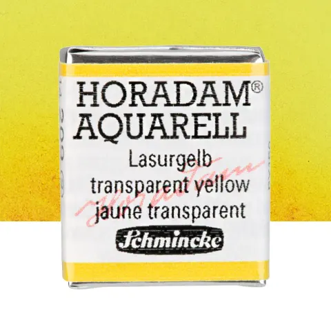 Farba akwarelowa Schmincke Horadam Aquarell półkostka - 209 Transparent Yellow