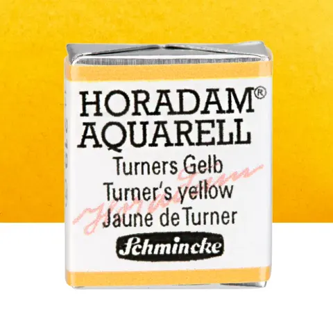 Farba akwarelowa Schmincke Horadam Aquarell półkostka - 219 Turner's Yellow
