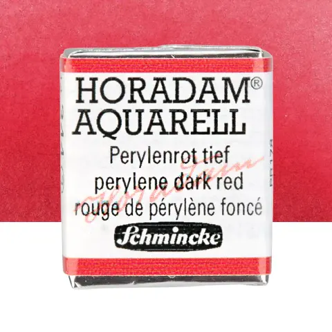 Farba akwarelowa Schmincke Horadam Aquarell półkostka - 344 Perylene dark red