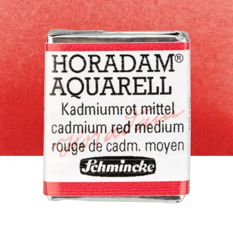 Farba akwarelowa Schmincke Horadam Aquarell półkostka - 347 Cadmium red medium