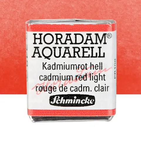 Farba akwarelowa Schmincke Horadam Aquarell półkostka - 349 Cadmium red light