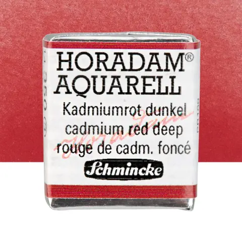 Farba akwarelowa Schmincke Horadam Aquarell półkostka - 350 Cadmium red deep