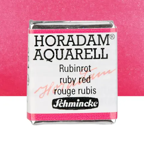 Farba akwarelowa Schmincke Horadam Aquarell półkostka - 351 Ruby Red