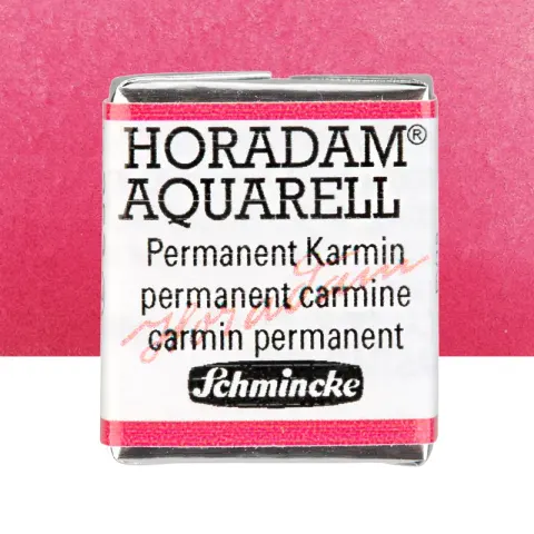 Farba akwarelowa Schmincke Horadam Aquarell półkostka - 353 Permanent Carmine