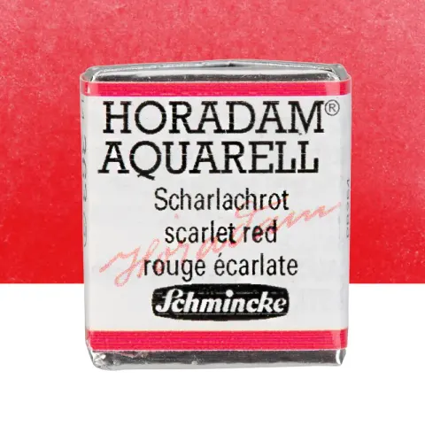 Farba akwarelowa Schmincke Horadam Aquarell półkostka - 363 Scarlet Red
