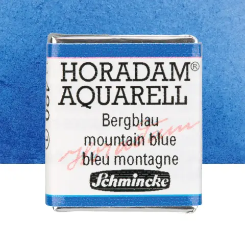 Farba akwarelowa Schmincke Horadam Aquarell półkostka - 480 Mountain blue