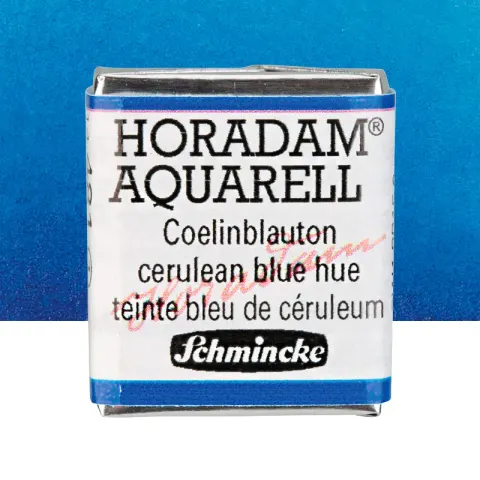 Farba akwarelowa Schmincke Horadam Aquarell półkostka - 481 Cerulean blue hue