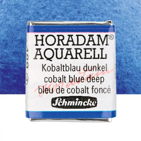 Farba akwarelowa Schmincke Horadam Aquarell półkostka - 488 Cobalt blue deep