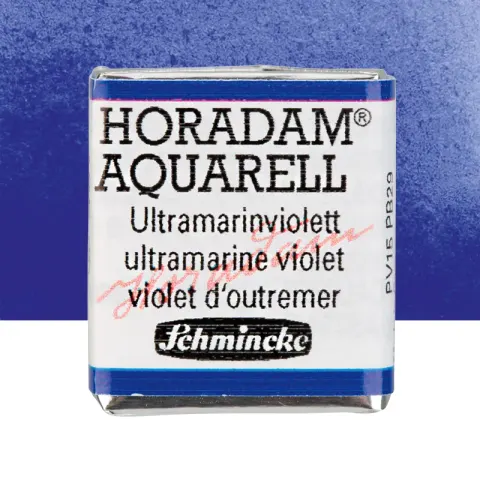 Farba akwarelowa Schmincke Horadam Aquarell półkostka - 495 Ultramarine Violet