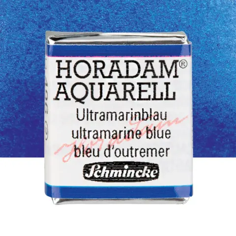 Farba akwarelowa Schmincke Horadam Aquarell półkostka - 496 Ultramarine Blue