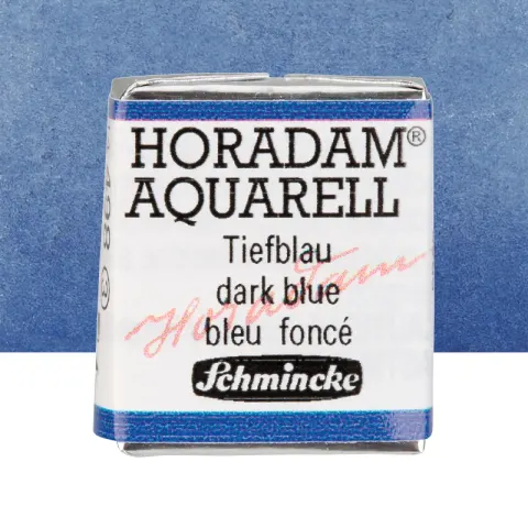 Farba akwarelowa Schmincke Horadam Aquarell półkostka - 498 Dark Blue