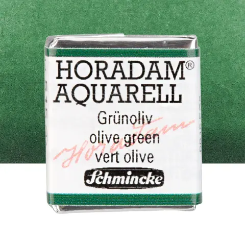Farba akwarelowa Schmincke Horadam Aquarell półkostka - 515 Olive Green