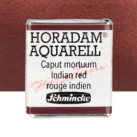 Farba akwarelowa Schmincke Horadam Aquarell półkostka - 645 Indian Red