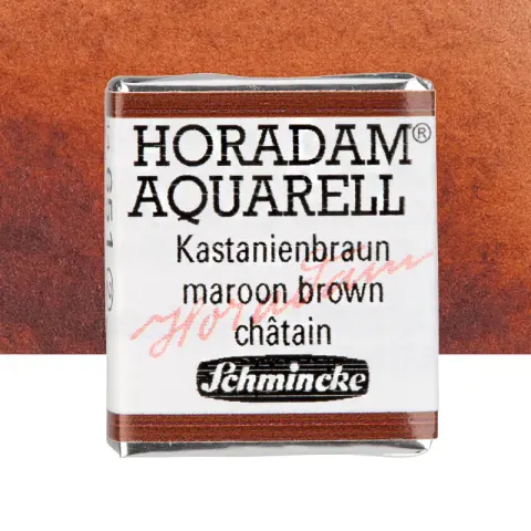 Farba akwarelowa Schmincke Horadam Aquarell półkostka - 651 Maroon Brown