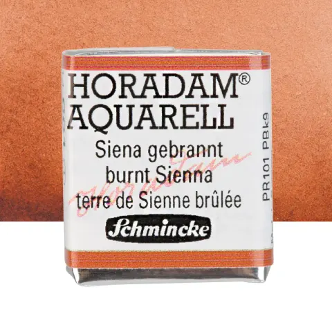 Farba akwarelowa Schmincke Horadam Aquarell półkostka - 661 Burnt Sienna