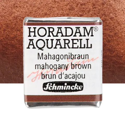 Farba akwarelowa Schmincke Horadam Aquarell półkostka - 672 Mahogany Brown