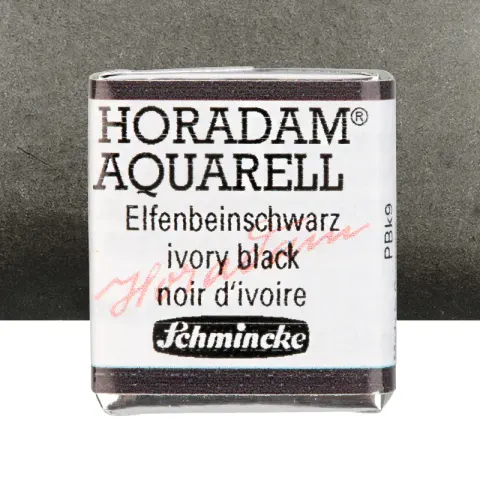 Farba akwarelowa Schmincke Horadam Aquarell półkostka - 780 Ivory Black