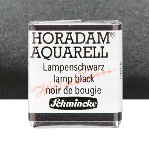 Farba akwarelowa Schmincke Horadam Aquarell półkostka - 781 Lamp Black