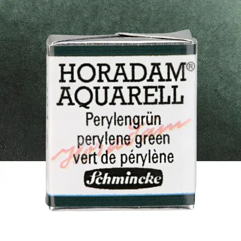 Farba akwarelowa Schmincke Horadam Aquarell półkostka - 784 Perylene green