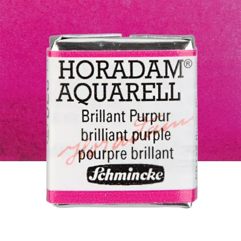 Farba akwarelowa Schmincke Horadam Aquarell półkostka - 930 Brilliant Purple